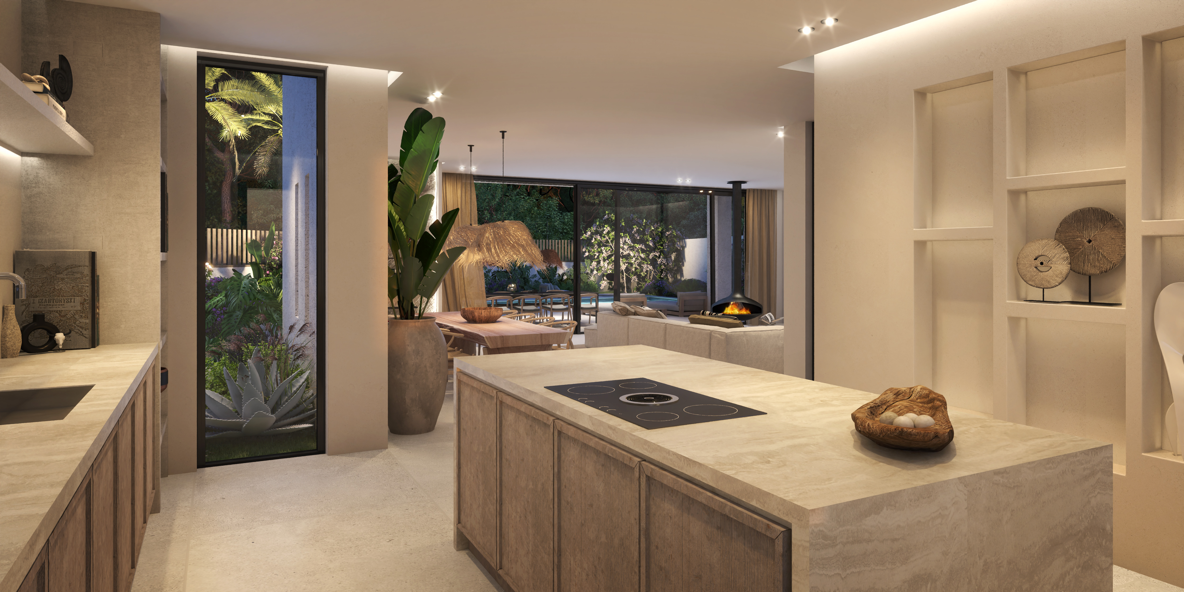 Resa Estates plot with license for sale Ibiza can Furnet plot 2 kitchen .jpg